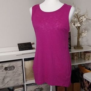 Athleta fusha pink long tank